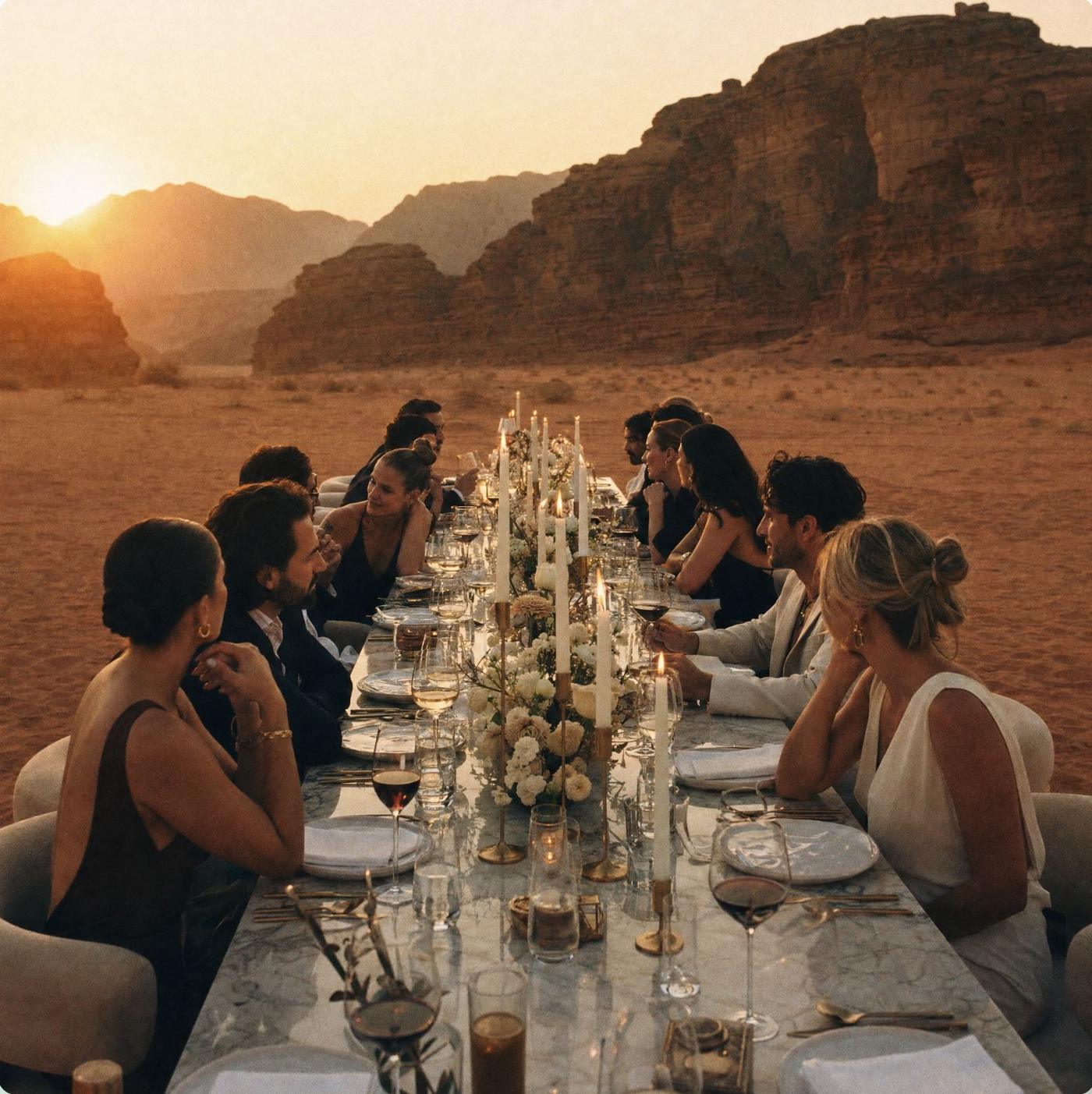 Dinner, Wadi Rum