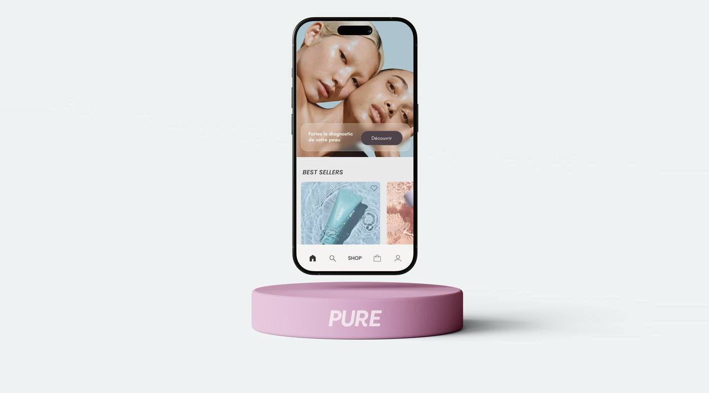 Pure app — home screen